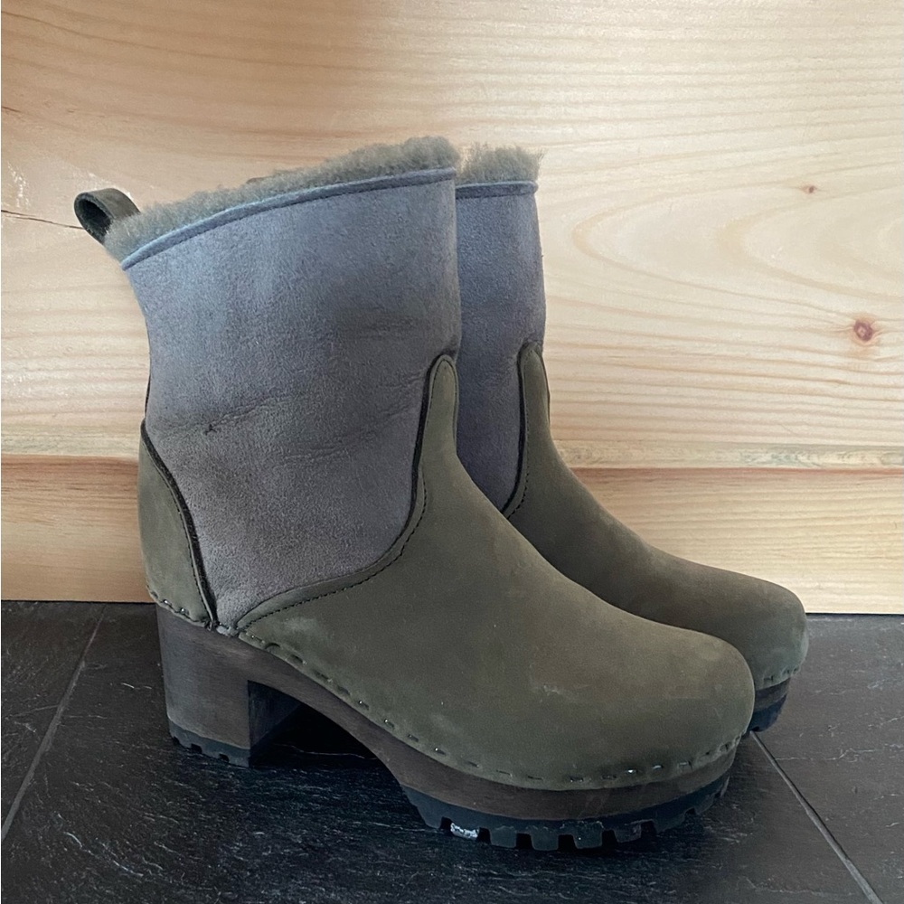 Sven shearling clog boots